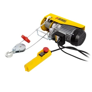 Denzel Тельфер электрический TF-500, 0.5 т, 1020 Вт, высота 12 м, 10 м/мин 52012