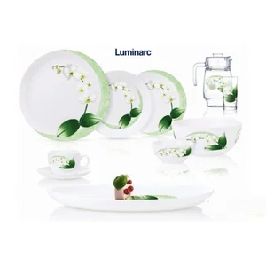 LUMINARC Сервиз Luminarc White Orchid Уайт Орхид, 46 предм. P0328