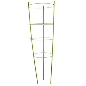 Palisad Поддержка для растений круглая H 90 см, металл в пластике, 4 кольца 644025