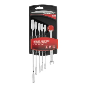 Matrix Набор ключей комбинированных, трещеточных 6 шт 14511