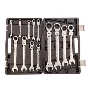 Matrix Набор ключей комбинированных, трещоточных шарнирных 13 шт. 14798