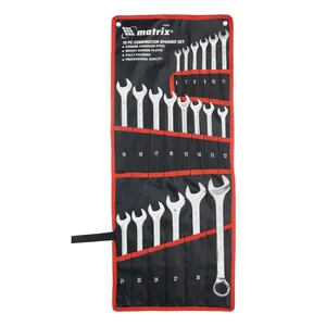 Matrix Набор ключей комбинированных 6-32 мм, 20 шт, CrV, полированный хром 15441