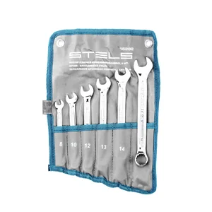 Stels Набор ключей комбинированных 6 шт, 8-17 мм, антислип 15282