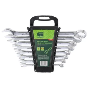 Сибртех Набор ключей комбинированных, 8-19 мм, CrV, 8 шт 15448