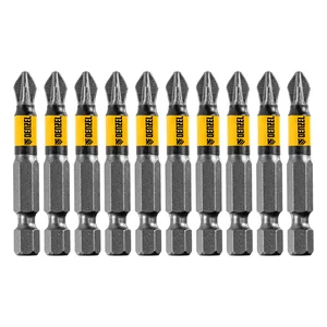 Denzel Бита PZ2х50, сталь легированная S2, 10 шт., круглый профиль, отрывная упаковка, , Е 6,3 11680