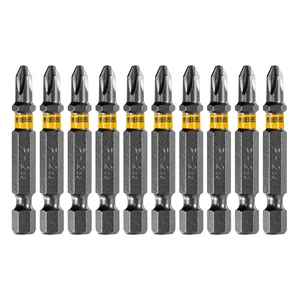 Denzel Бита PH2х25, сталь легированная S2, 20 шт., пластиковая коробка, , Е 6,3 11681