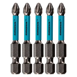 Gross Бита торсионная PH2 x 50 мм, для ударных шуруповертов, 5 шт. 11490