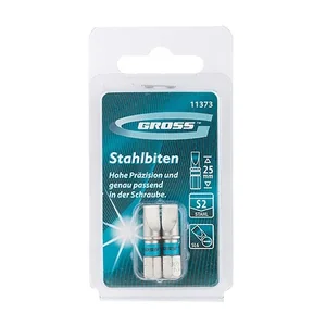 Gross Бита SL6 х 25, сталь S2, 2 шт. 11373