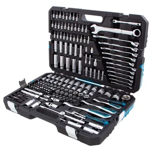 Gross Набор инструментов, 1/2, 3/8, 1/4, CrV, 120 зубьев, 216 предметов 14157