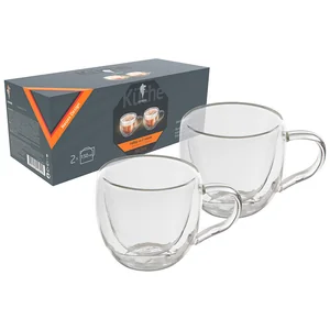 Mallony Набор из 2 чашек AROMA (2*150 мл) с двойными стенками (боросиликатное стекло) 008243-SK
