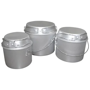 Mallony Набор котелков походных (1л; 2л; 3л) Camp-S1. 991008-SK