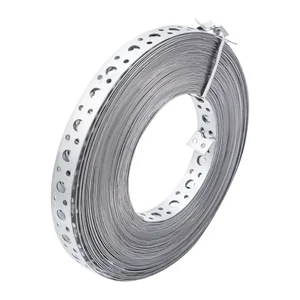 Сибртех Лента перфорированная, вентиляционная, прямая, 1 мм, LP V, 2 см х 25 м, цинк Россия 46551