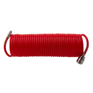 Matrix Шланг спиральный воздушный, 10 м, с быстросъемными соединениями 57004