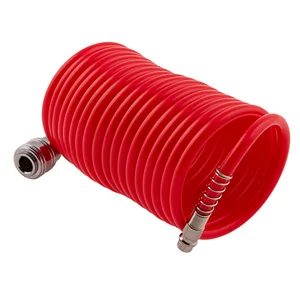 Matrix Шланг спиральный воздушный, 5 м, с быстросъемными соединениями 57002