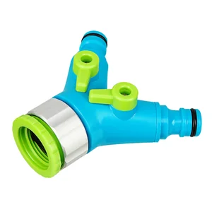 Palisad Разветвитель двухканальный с внутренней резьбой 3/4-1, с переключателем 65774