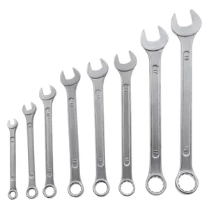 Sparta Набор ключей комбинированных, 6-19 мм, хромированные, 8 шт, 154605