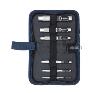 Сибртех Набор пробойников для кожи 3 4 6 8 10 12.5 мм, 6 шт, чехол 18306