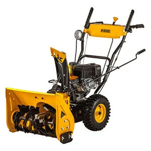 Denzel Бензиновая снегоуборочная машина SB 560 LP, 212 cc, электростартер, фара 97652