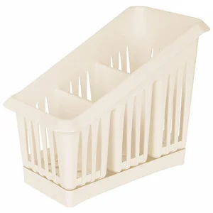 DELTA Сушилка для столовых приборов Plast Team 3х-секционная 200х120х160 мм PT156411048 молочный туман