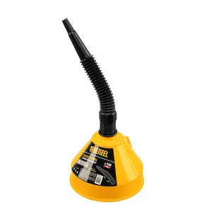 Denzel Воронка пластиковая 160 мм с металлическим ситом и гибким наконечником 537206