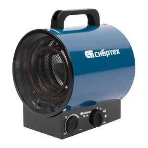 Сибртех Тепловая пушка ТВ-3М (тепловентилятор), 230 В, 3 режима: вентилятор/1500 Вт /3000 Вт 96437