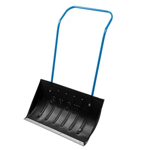 Сибртех Движок для уборки снега пластиковый, 780 х 420 х 1140 мм, стальная рукоятка, Россия, 61594