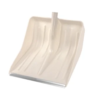 Сибртех Лопата для уборки снега пластиковая, белая, 420 х 425 мм, без черенка, Россия, 61615