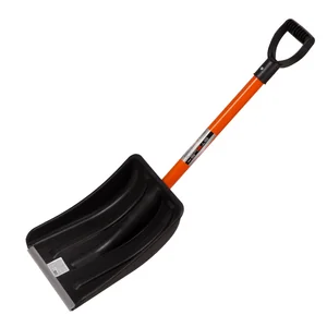 Stels Лопата для уборки снега пластиковая, 275 х 345 х 890 мм, стальной черенок, Россия, 61586