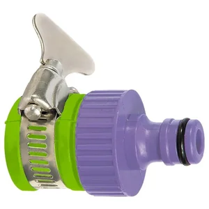 Palisad Адаптер пластмассовый, 3/4 с внешним хомутом 65760