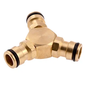 Palisad Тройник для разветвления или соединения, штуцерный, латунный 66568