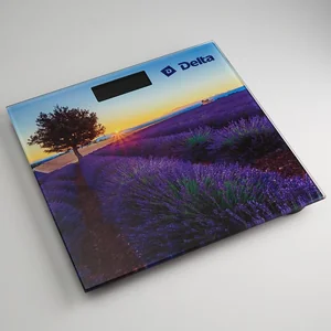 DELTA Весы напольные электронные Лавандовое поле D 9302