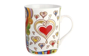 КОРАЛЛ Кружка 400мл.Золотое сердце GJ058-D