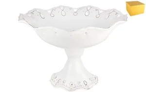 КОРАЛЛ Блюдо на ножке 30 см Клеопатра JDY6014-12H-G