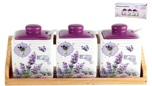 КОРАЛЛ Набор емкостей для сыпучих продуктов 3пр.Французская долина HC323R-K36/3