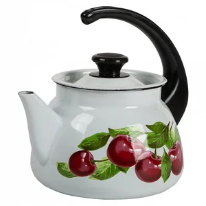 КМК Эмалированный чайник 3,0л. 42704 122/6 белый