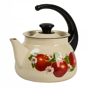 КМК Эмалированный чайник 3,0л. 42704 122/6 слоновая кость