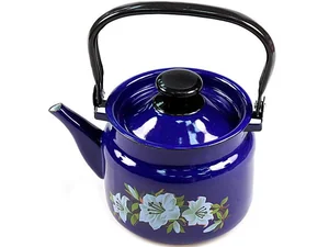КМК Эмалированный чайник 2,0л. 42715 103/6 синий