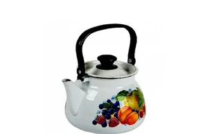 КМК Эмалированный чайник 3,0л. 42104 122/6 белый