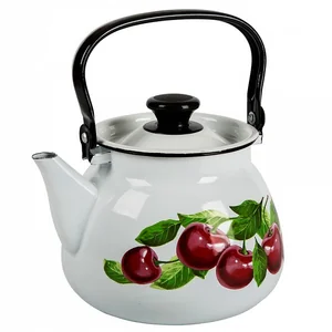 КМК Эмалированный чайник 3,5л. 42104 132/6 белый