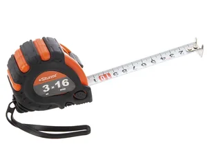 Sturm Рулетка 3мХ16мм 2х сторонняя шкала, зацеп, магнит 3100101