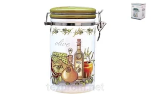КОРАЛЛ Емкость для сыпучих продуктов 730мл. Оливки HC8600C-G09