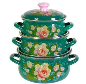 КМК Набор кастрюль (6пр.) Натали 1 бирюзовый