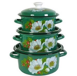 КМК Набор кастрюль (6пр.) Маричка 1 бирюзовый