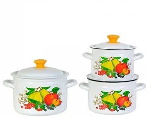 КМК Набор кастрюль (6пр.) Дюшес 1 белый