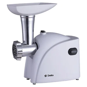 DELTA Мясорубка 1800W DL 6102 M белая