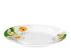 КОРАЛЛ Тарелка десертная 19см Ромашка белая 7869 В