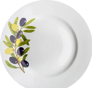 КОРАЛЛ Тарелка десертная 19см Оливки 8002