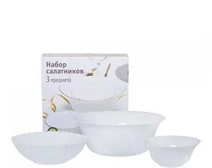 КОРАЛЛ Набор салатников 3 пр. Blanche H06233