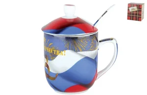 КОРАЛЛ Кружка для заваривания 300мл. С 23 февраля FY168003