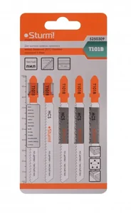 Sturm Пилка для лобзика по дереву (чистый примой пропил) 5250309